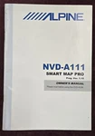 Alpine NVD-A111 Smart Map Pro Version 1.10 Owners Manual English Only. Fixed Price $22.90.