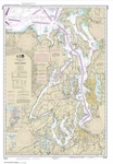 Noaa Nautical Chart 18440 Puget Sound Paper Navigation Map Boating Guide. Fixed Price $27.47.