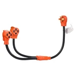 Uimoso Y Splitter Adapter Cord Amp 240V Nema 14-30P To 14-30R/14-50R. Fixed Price $33.99.