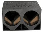 Rockville RQ12TB Dual 12" Triangle Ported Subwoofer Box Bed Lined Enclosure. Fixed Price $179.95.