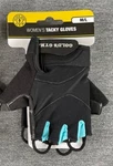 Women's Gold Gym Tacky Fingerless Gloves Size M/l Black & Aqua Brand New. Fixed Price $7.74.