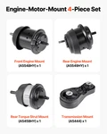 4-PC Engine Mount Kit Compatible With 2009-2017 Chevrolet Traverse 3.6L V6. Fixed Price $83.99.