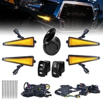 Utv Turn Signal Kit With Rocker Switch And Triangle Amber Light,horn,pre-wire.... Fixed Price $138.48.