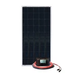 Go Power! Overlander 200W Solar Kit With 30-AMP Controller, Black. Fixed Price $476.84.