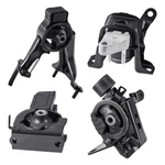Engine & Transmission Motor Mount Kit Replacement - Set Of 4 Compatible With 2. Fixed Price $64.79.
