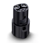 Lectron J1772 To Tesla Adapter 80A 240V - Fits S/3/X/Y & Nacs Evs (black). Fixed Price $49.99.