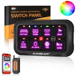 Auxbeam Gang Switch Panel Bluetooth Rgb AC-800 With App&remote Control System. Fixed Price $247.99.
