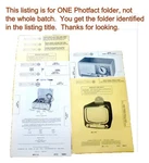 Sams Photofact Set 423 Folder Automatic Car Radio Models CTR-77A, FTP-37A. Fixed Price $6.99.