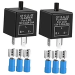 Gebildet Pieces 12V Pin Electronic Led Flasher Relay 0.1W-150W BLACK-13KT. Fixed Price $22.64.