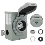 Svnr Amp Generator Inlet Box, Nema L1430P Transfer Switch For .... Fixed Price $66.75.