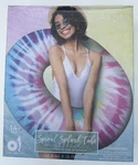 South Beach Tropical Collection Spiral Splash Tube Inflatable Pool Float Ring. Fixed Price $14.99.