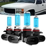 Halogen Headlights Fit For Gmc Sierra 1996-1998 BULBS,9005/HB3/H10 .... Fixed Price $71.73.
