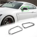 Rearview Mirror Frame Cover Trim Kit Decoration Ford Mustang 2015-20 Chrome. Fixed Price $21.35.