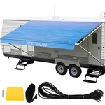 Vevor Awning Replacement Fabric Canopy 15' For Rv Camper Trailer Ocean Blue Fade. Fixed Price $90.99.