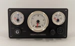 Westerbeke Marine Engine Panel 3 Premier Gauges (made Usa). Fixed Price $685.00.