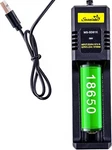 Swanlake 18650 Battery Charger,single-slot Intelligent For 3.7V. Fixed Price $12.99.
