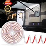 Ccbaseball 20FT Rv Awning Lights, IP68 Waterproof Camper Feet, White. Fixed Price $33.99.