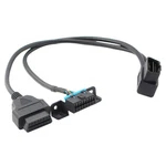 Ikkegol Right Angle Universal OBD2 Ii 16 Pin Splitter Y Open Cable, Black. Fixed Price $20.95.