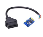 Female Obdii OBD2 Adapter Cable + MCP2515 Can Bus Transceiver Shield Obd-ii Usa. Fixed Price $13.65.