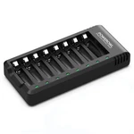 Powerowl 8 Bay Aaa Battery Charger, Usb High-speed Charging, Independent. Fixed Price $21.35.