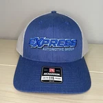 Richardson Hat Cap Blue Low-pro 115 Trucker Medium-large Md/lg Snap Back New. Fixed Price $14.95.
