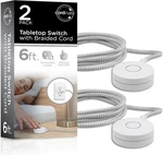 Extension Cord With Switch On/off Plug 2 Pack, 6 Ft Braided Power Outlet. Fixed Price $29.41.