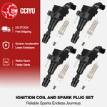 Cciyu Ignition Coil + Spark Plug For 2007-2010 Chevrolet Hhr Cobalt 2.2L L4. Fixed Price $79.99.