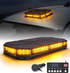 Lumenix Led Rooftop Strobe Beacon Lights Bar W/ Controller Magnetic Mount Amber. Fixed Price $60.00.