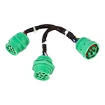 TYPE2 Sae J939 Splitter Cable 9PIN Data Power Extension For Truck Eld Gp. Fixed Price $23.99.
