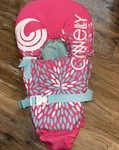 Connelly Life Vest Baby Soft Pink Nylon Floatation Safe Used Outdoors Boating. Fixed Price $19.99.