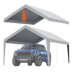 12 X 20 Ft Heavy-duty Carport Replacement Canopy Cover Waterproof (no Frame ). Fixed Price $93.78.