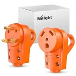 Nilight Amp Rv And Female Plug Set TT-30P TT-30R Receptable. Fixed Price $19.99.