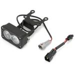 Motoparty Upgrade Headlight 3 Inch, White Adjustable Mount+adapter Harness. Fixed Price $58.62.