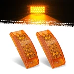 Pverandio 2PCS 6 Inch Amber Side Marker Lights 21 Led Trailer Turn. Fixed Price $21.96.