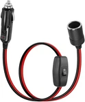 Riieyoca 12V 24V Cigarette Lighter Male Plug To Socket Power CABLE,16 Awg Heavy. Fixed Price $15.99.