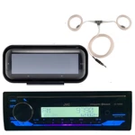 Jvc KD-T92MBS Bluetooth Marine Usb Receiver W/ Cover, Enrock Am/fm Antenna. Fixed Price $222.99.