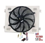 Aluminum Radiator Shroud Electric Fan For 1955-1957 1956 Chevy Bel Air/nomad. Fixed Price $155.91.