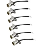 Bstenky 6PC BAY15D 1157 Led Light Bulb Socket Holder With Wire Silver. Fixed Price $22.50.