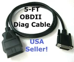 OBD2 Obdii Cable For Foxwell NT604 NT614 NT624 NT634 NT644 Elite Scan Tool - 5FT. Fixed Price $35.99.
