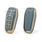 Gray Tpu Remote Key Fob Cover Ford F-150 Explorer Lincoln Fusion Mkx Mkc 2X. Fixed Price $17.58.