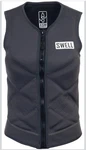 Swell Wakesurf Women Neoprene Comp Vest Charcoal Small Front Zip. Fixed Price $65.62.