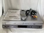 Toshiba Vtr Dvd Player Recorder Deck SD-V190A Silver Vintage With Accessories. Fixed Price $385.00.