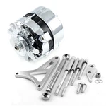 Ford Sb 289 302 Windsor 100 Amp V-belt High Output Alternator & Bracket Kit. Fixed Price $196.84.