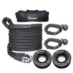 1"X30' Kinetic Recovery Tow Rope Offroad Kit W/2 Soft Shackles Rings. Fixed Price $129.00.