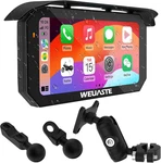 6.25" Motorcycle Carplay With Wireless Android Auto, Hd Waterproof Gps Navigatio. Fixed Price $161.99.