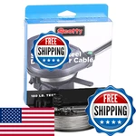 Scotty 180 Lb Hp Stainless Steel Downrigger Cableblack 400 Foot Spool 2402K. Fixed Price $72.76.