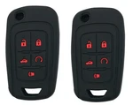 2PCS Silicone Protector Key Fob Cover Fit For 2010 2011 2012 2013 2014 Chevy .... Fixed Price $15.99.