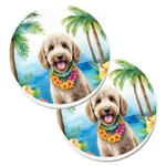 Carolines Treasures DAC6463CARC 2.5 X In. Labradoodle Luau Cup Holder Car.... Fixed Price $23.36.