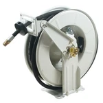 Vevor Fuel Hose Reel Retractable Machine Oil 1/2" X 50' Auto Rewind. Fixed Price $219.90.