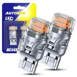Autoone 7443 7440 Led Front Turn Signal Blinker Lamp Bulbs Amber No Hyper Flash. Fixed Price $13.99.